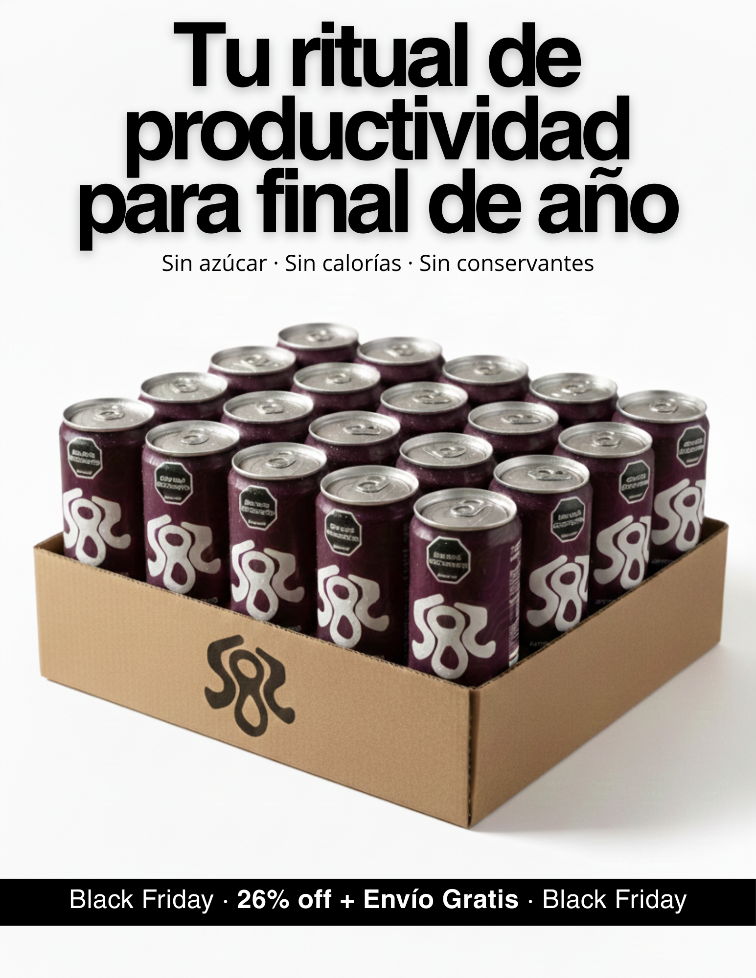 The Focus Drink | 585 Pack 24 Latas